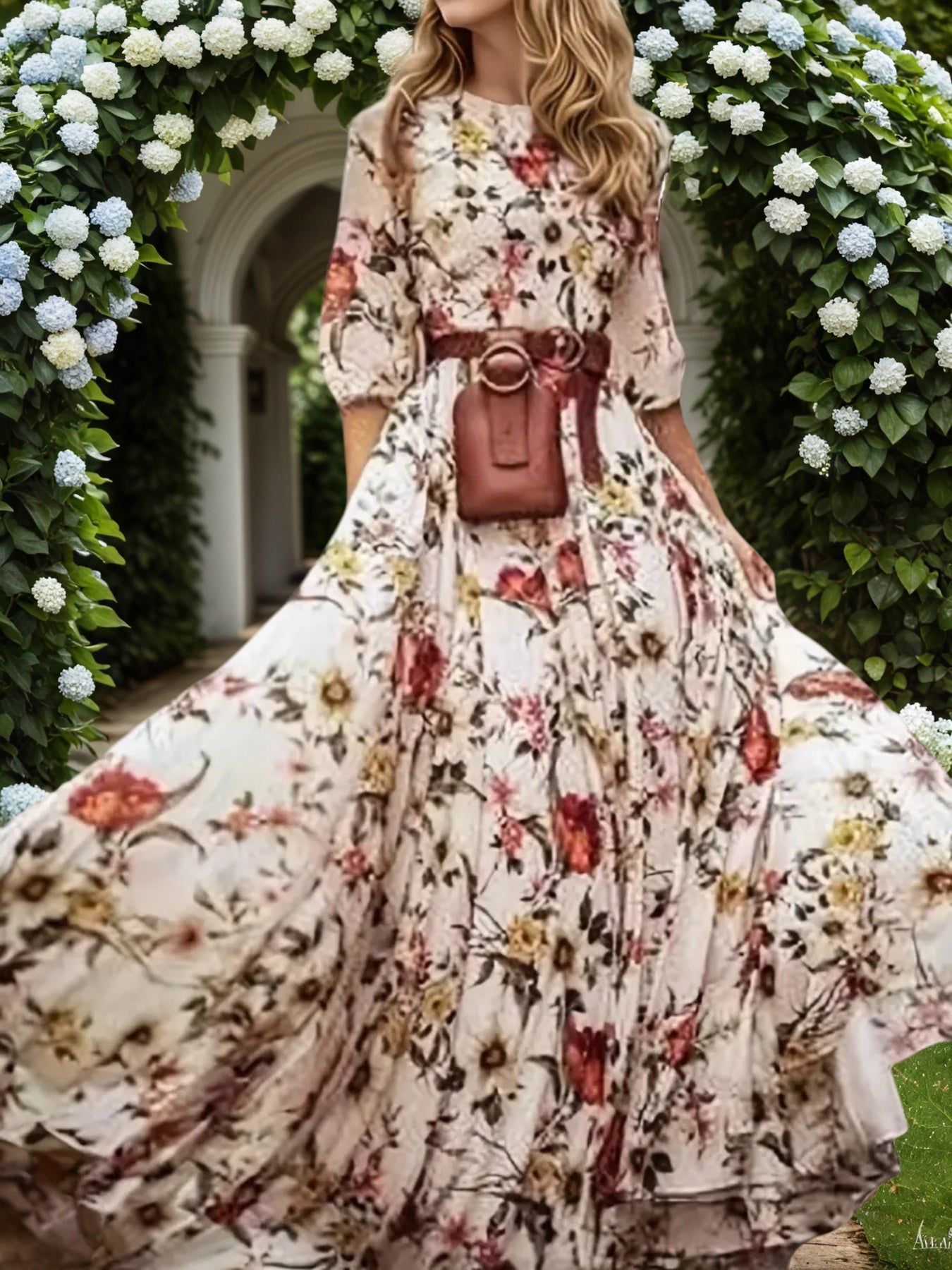 Women's Dresses, Flower Printed Dresses, Princess Dresses, Dresses
