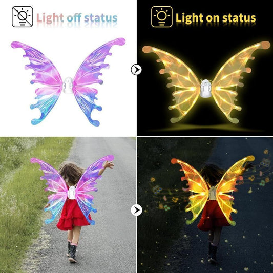 Dream Wings Toy Gradient Ribbon Light Light Portable Fun And Cute Touch Girls Favorite Gift