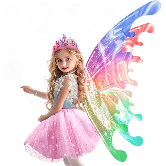 Dream Wings Toy Gradient Ribbon Light Light Portable Fun And Cute Touch Girls Favorite Gift